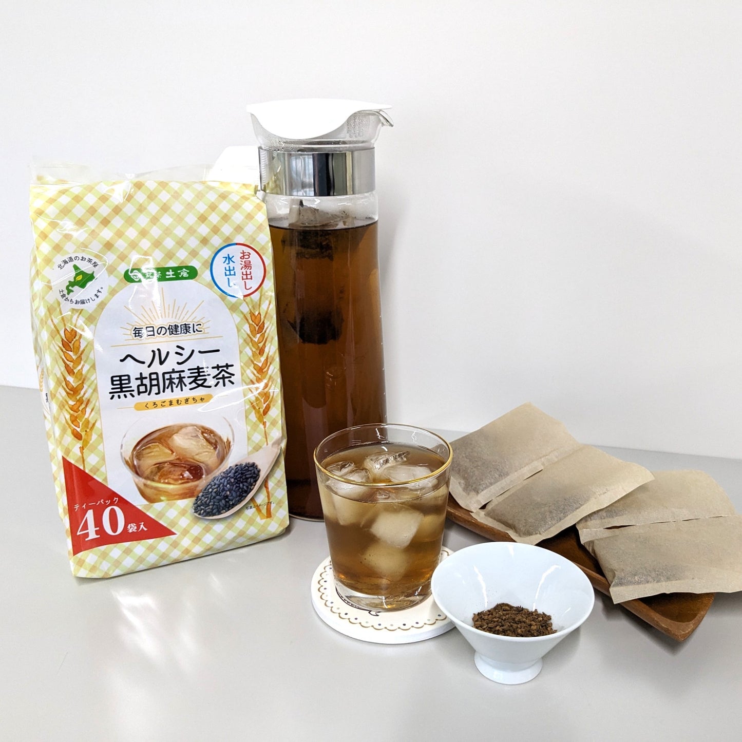 土倉 ヘルシー黒胡麻麦茶 40袋入