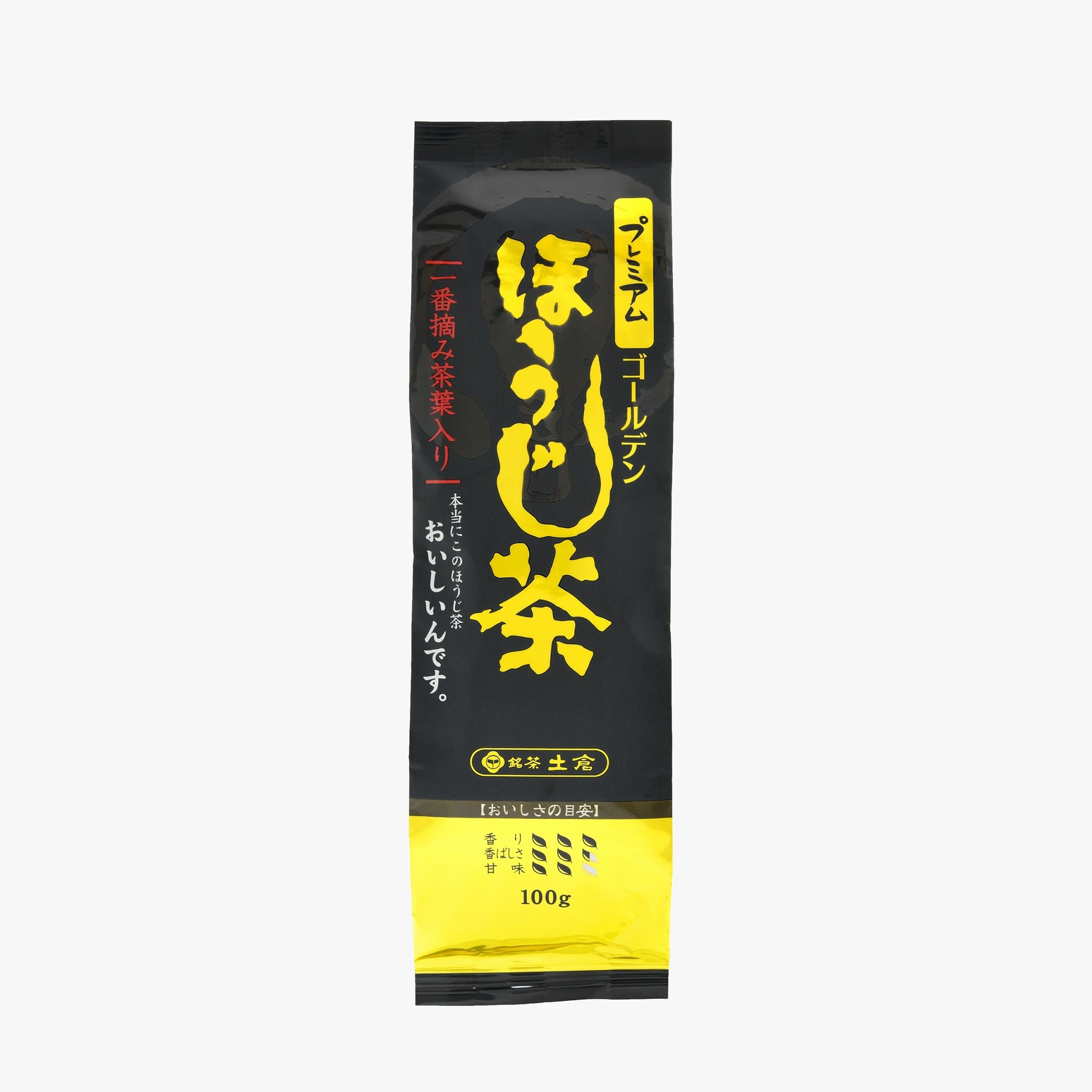 土倉 プレミアムゴールデンほうじ茶 100g