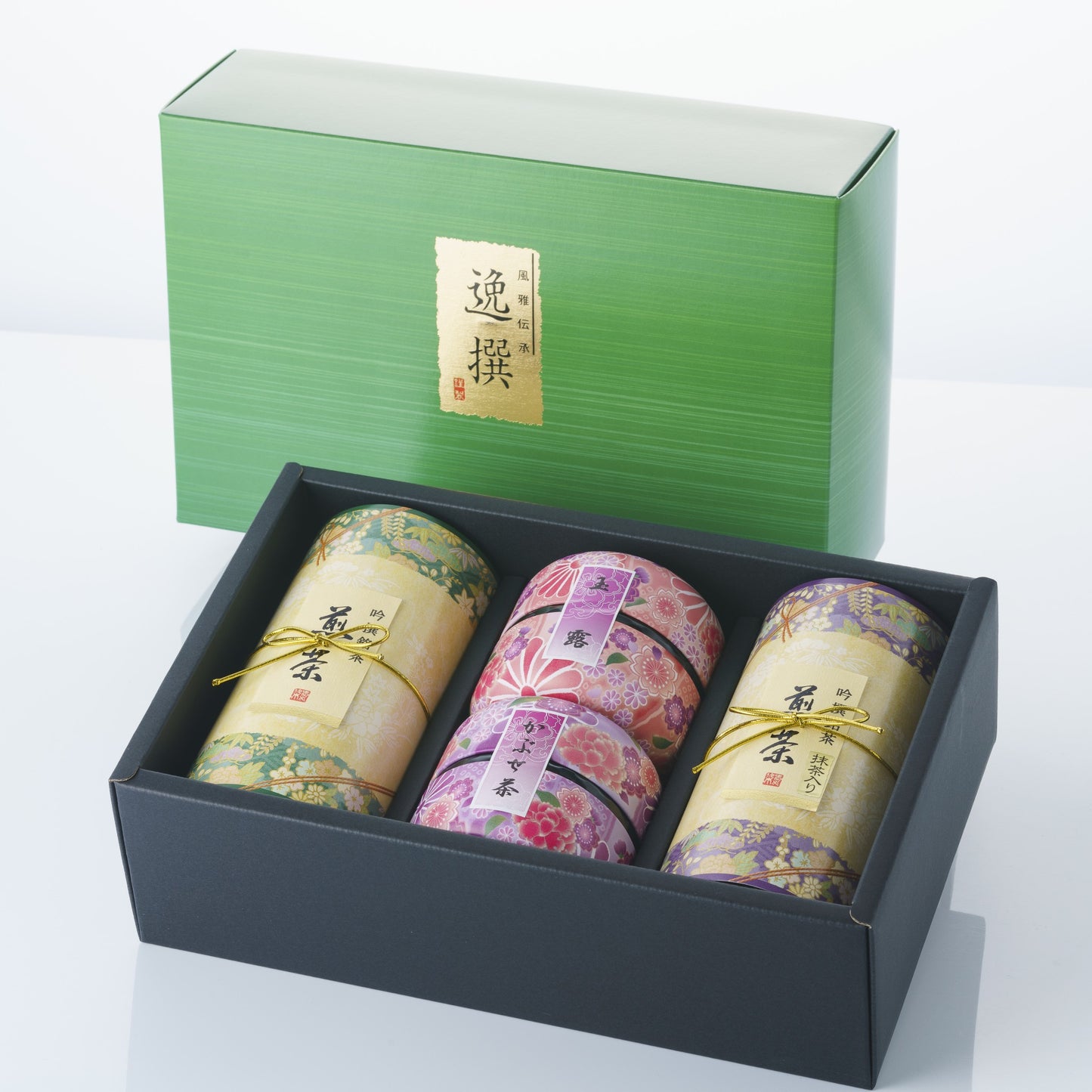 土倉 お茶ギフト「風雅伝承50」玉露 かぶせ 煎茶 詰合せ/送料無料