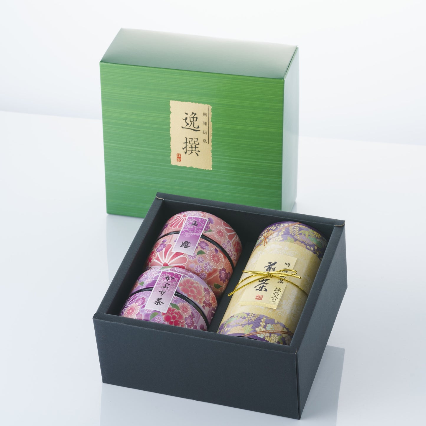 土倉 お茶ギフト「風雅伝承30」玉露 かぶせ 煎茶 詰合せ/送料無料